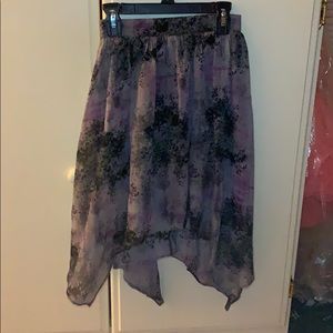Skirt purple and black descendants skirt